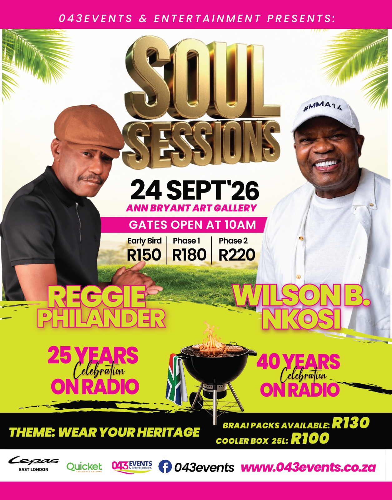 SOUL SESSIONS -WILSON B. NKOSI & REGGIE PHILANDER